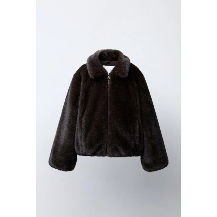 БОМБЕР ИЗ ИСКУССТВЕННОГО МЕХА