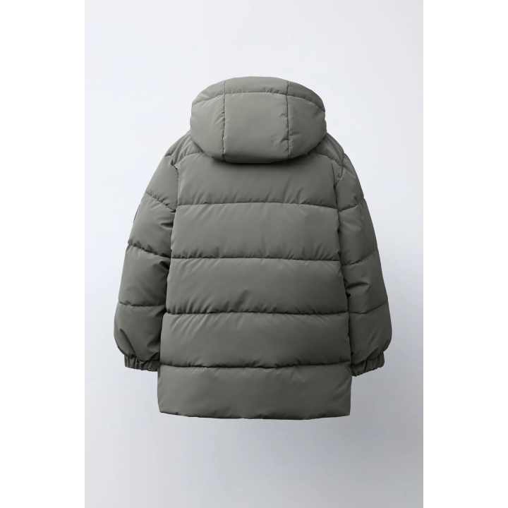 ДЛИННОЕ ПАЛЬТО С НАШИВКОЙ