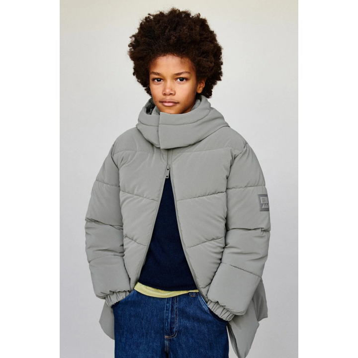 ДЛИННОЕ ПАЛЬТО С НАШИВКОЙ