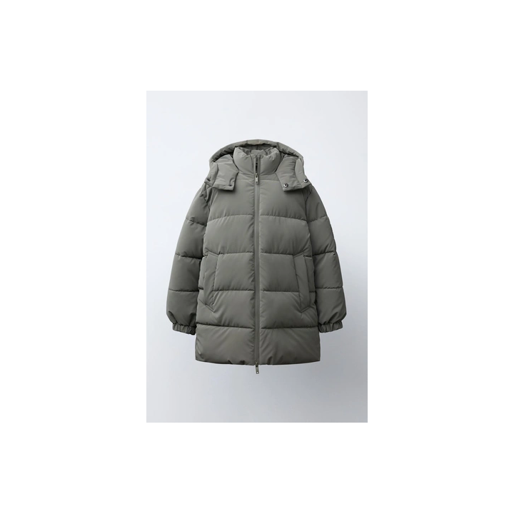 ДЛИННОЕ ПАЛЬТО С НАШИВКОЙ