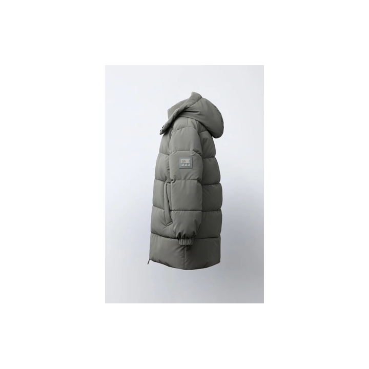 ДЛИННОЕ ПАЛЬТО С НАШИВКОЙ