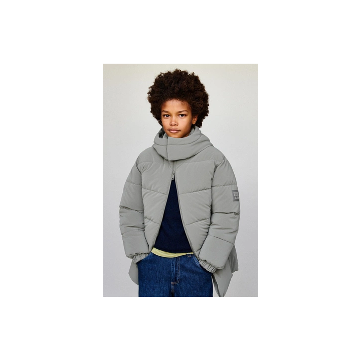 ДЛИННОЕ ПАЛЬТО С НАШИВКОЙ