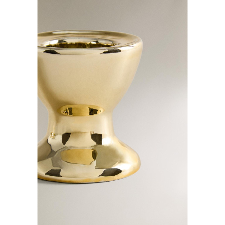 Металлический фарфоровый подсвечник для рождества