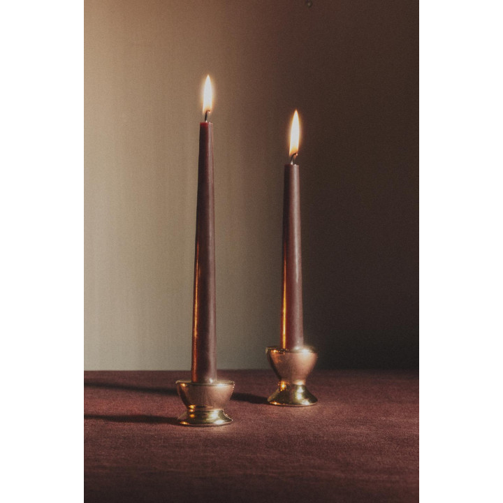 Металлический фарфоровый подсвечник для рождества