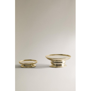 Сияющий подсвечник из фарфора для рождества