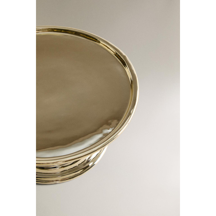 Сияющий подсвечник из фарфора для рождества