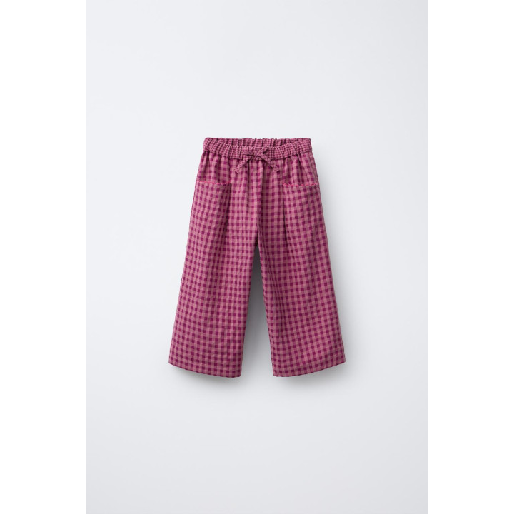 ПРЯМЫЕ БРЮКИ В КЛЕТКУ ВИШИ