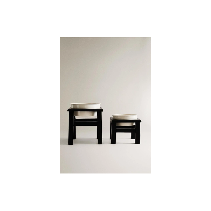 PET FOOD BOWL WITH STAND