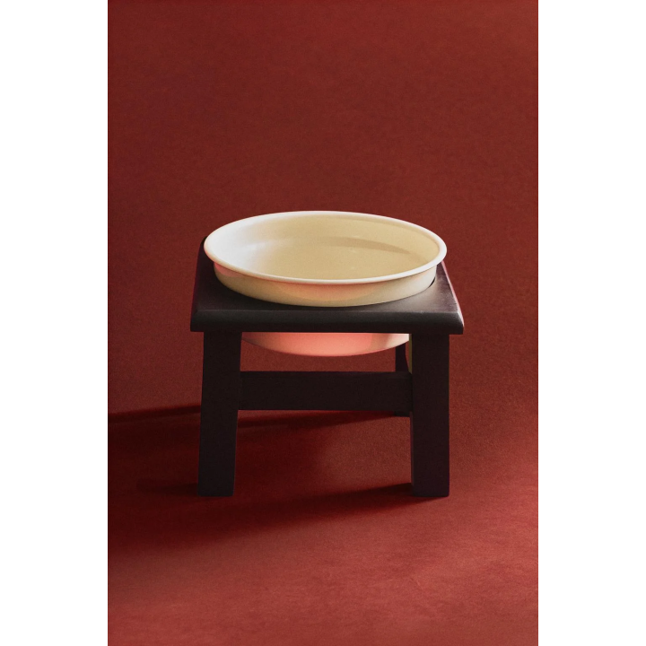 PET FOOD BOWL WITH STAND