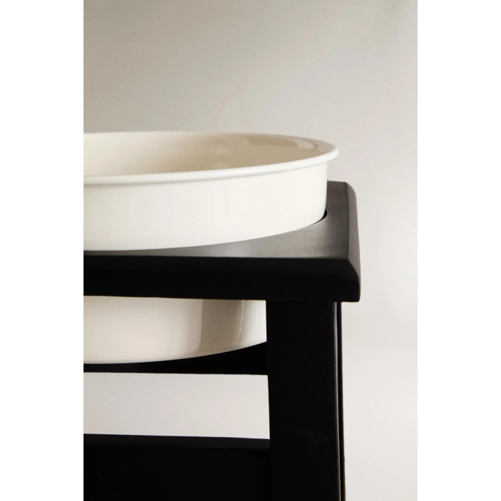 PET FOOD BOWL WITH STAND