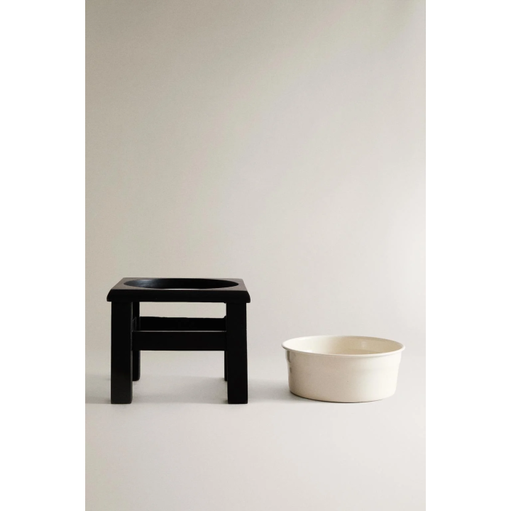 PET FOOD BOWL WITH STAND