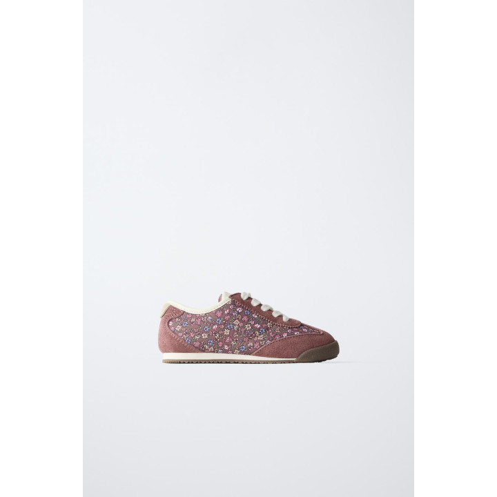 КРОССОВКИ С ЦВЕТОЧНЫМ ПРИНТОМ