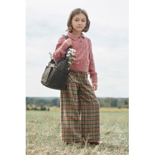 Брюки в клетку ограниченной коллекции с шерстью