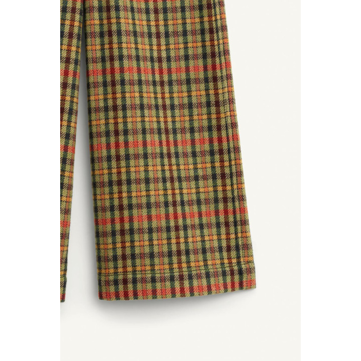 Брюки в клетку ограниченной коллекции с шерстью