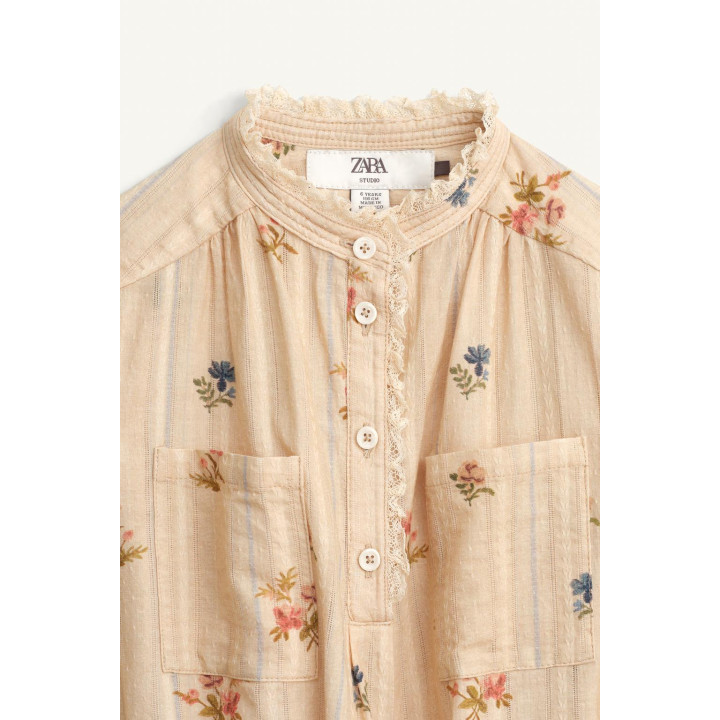 Платье-рубашка с цветочным принтом ограниченной серии