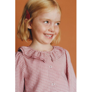 РУБАШКА В КЛЕТКУ С ДВОЙНЫМ ВОРОТНИКОМ BENSIMON ® X ZARA