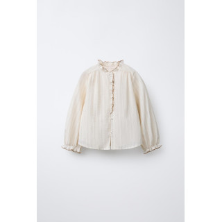 Рубашка в полоску с оборками bensimon® x zara