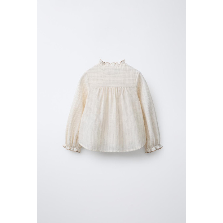 Рубашка в полоску с оборками bensimon® x zara