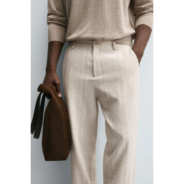 БРЮКИ В ПОЛОСКУ REGULAR FIT