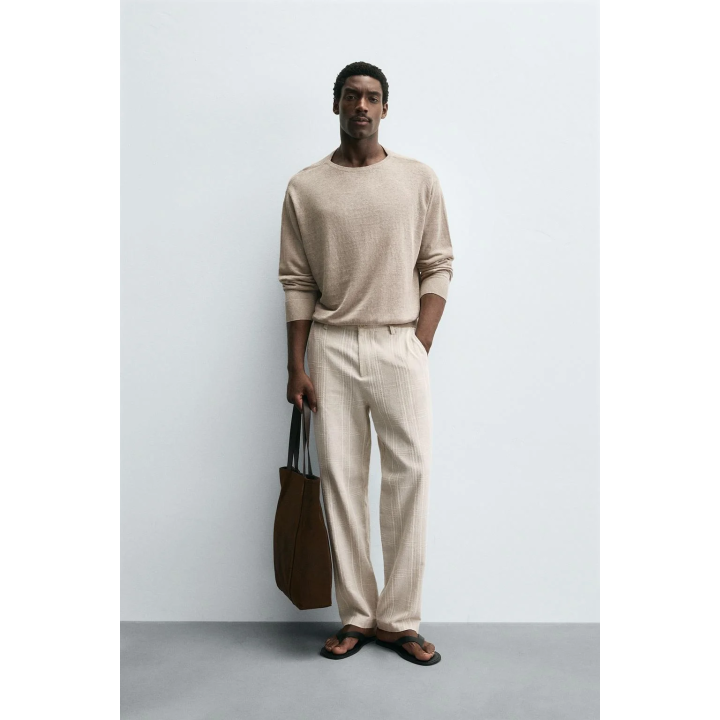 БРЮКИ В ПОЛОСКУ REGULAR FIT