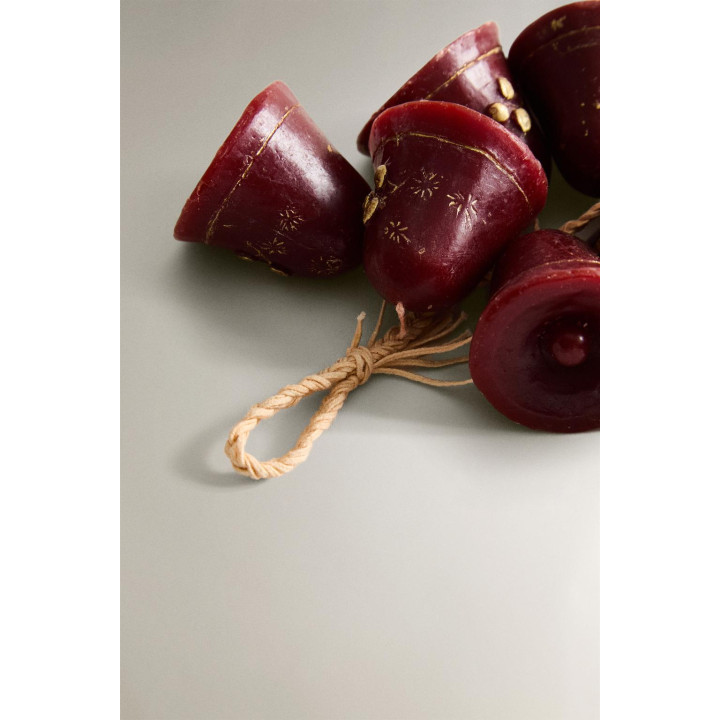 Набор рождественских свечей каскад колокольчиков (упаковка из 10 штук)