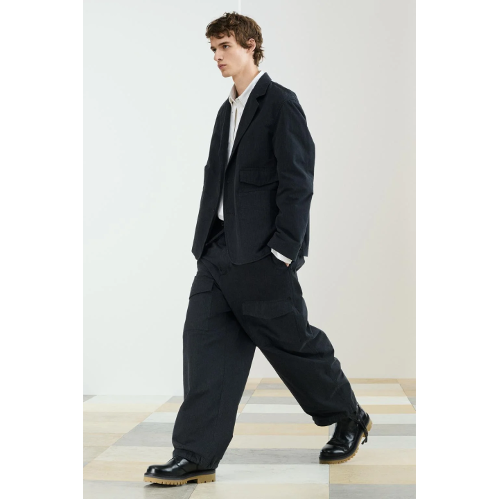 Брюки с принтом полосатой зари