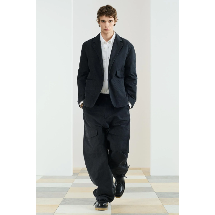 Брюки с принтом полосатой зари