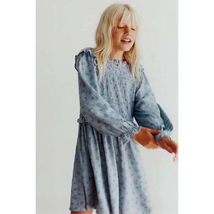 ПЛАТЬЕ С ЦВЕТОЧНЫМ ПРИНТОМ И УЗОРОМ «СОТЫ»