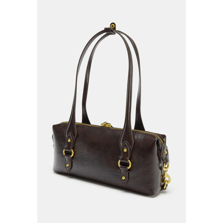 СУМКА С ПЛЕЧЕВЫМ РЕМНЕМ И МЕТАЛЛИЧЕСКИМИ ДЕТАЛЯМИ