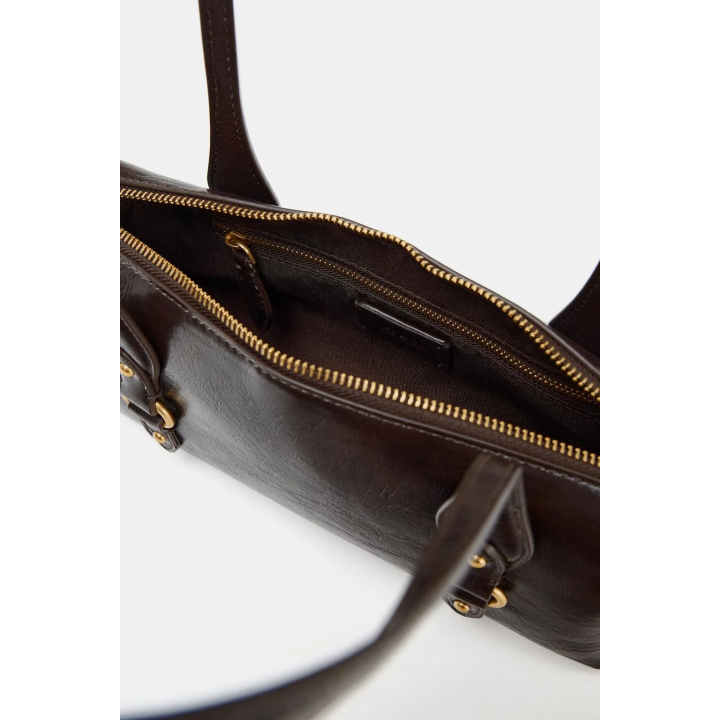 СУМКА С ПЛЕЧЕВЫМ РЕМНЕМ И МЕТАЛЛИЧЕСКИМИ ДЕТАЛЯМИ