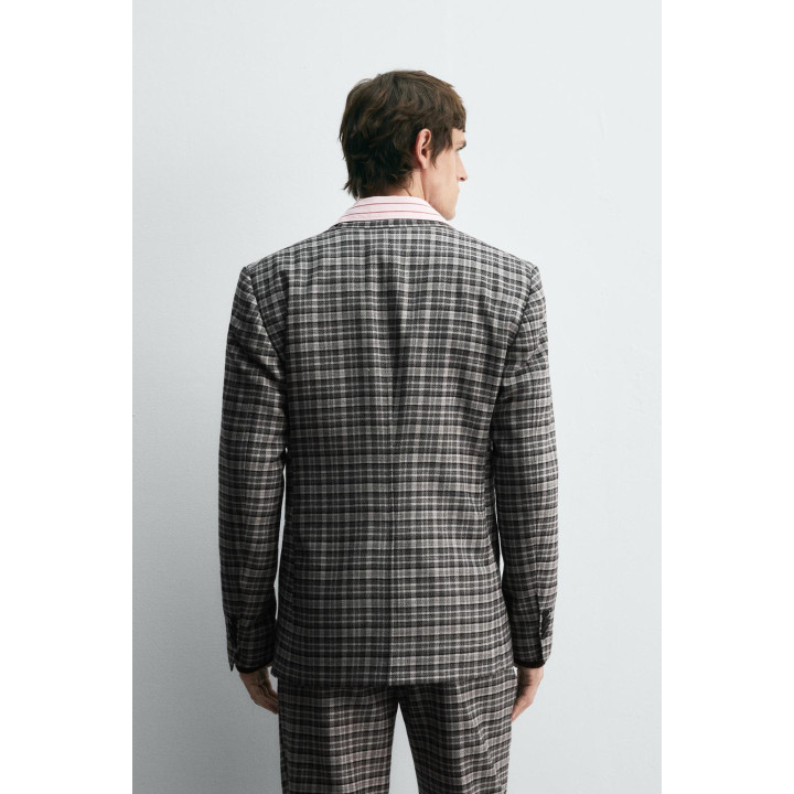 КЛЕТЧАТЫЙ КОСТЮМНЫЙ БЛЕЙЗЕР HARRY LAMBERT FOR ZARA X DISNEY