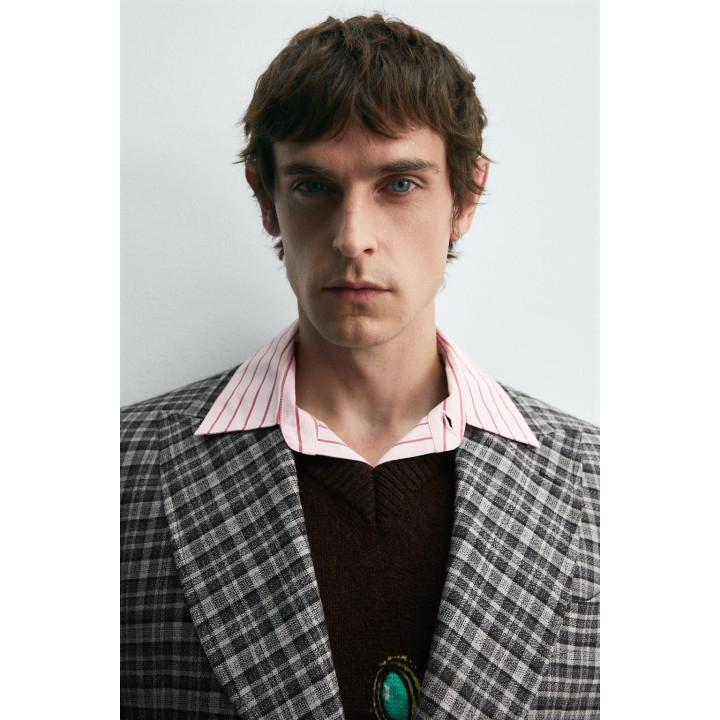 КЛЕТЧАТЫЙ КОСТЮМНЫЙ БЛЕЙЗЕР HARRY LAMBERT FOR ZARA X DISNEY