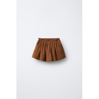 Юбка-бермуды в клетку с бантом bensimon ® x zara