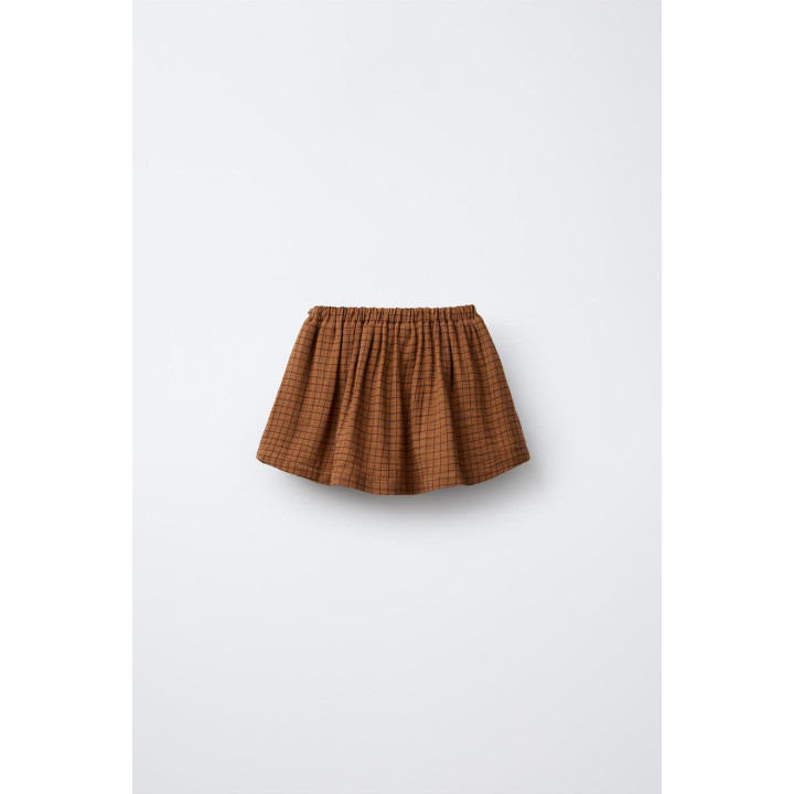 Юбка-бермуды в клетку с бантом bensimon ® x zara