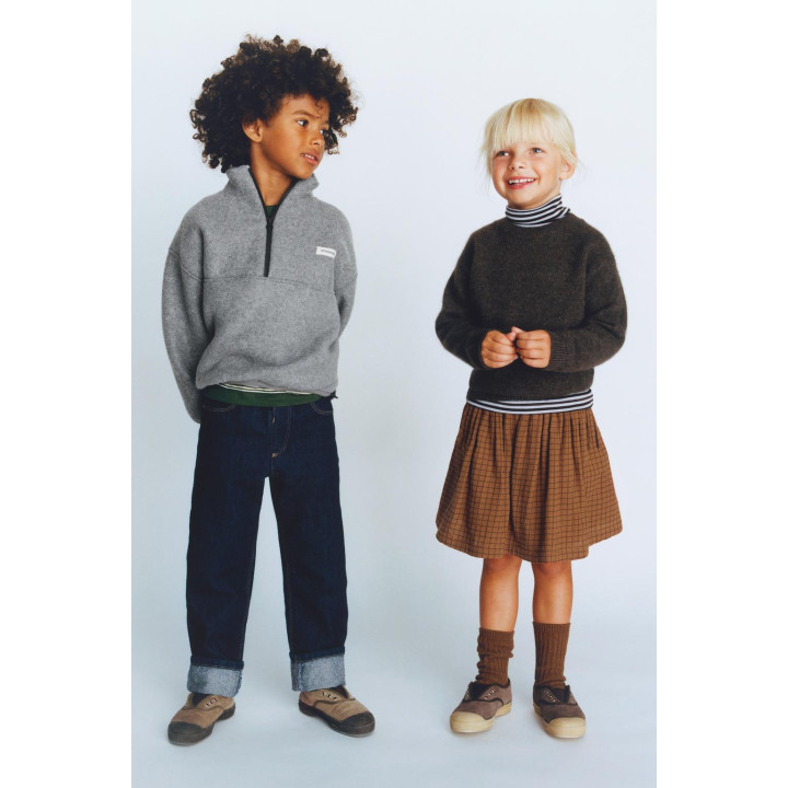 Юбка-бермуды в клетку с бантом bensimon ® x zara