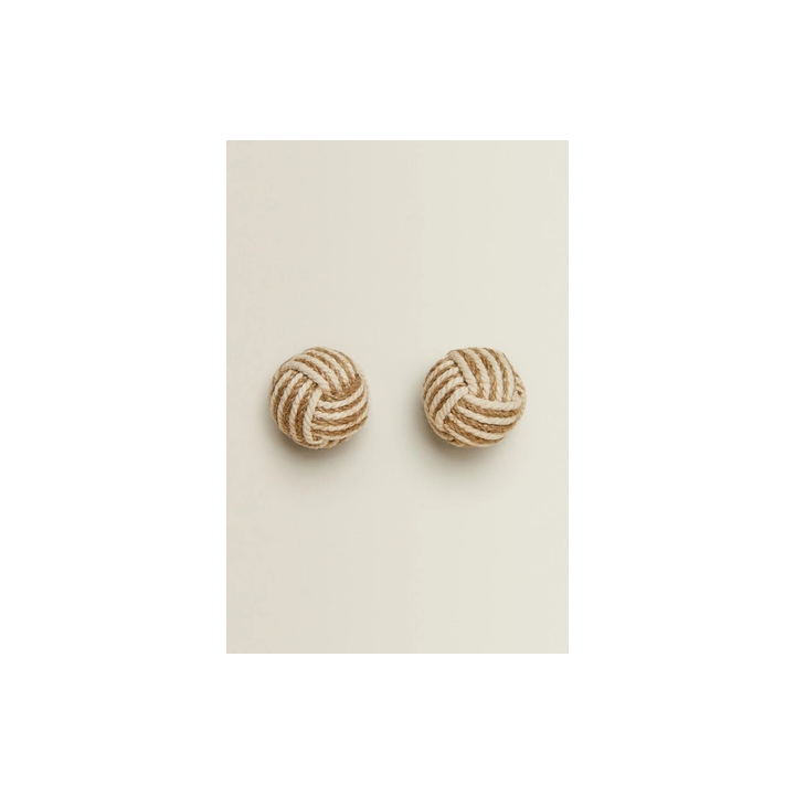 PACK OF KNOTTED DOOR KNOBS (PACK OF 2)