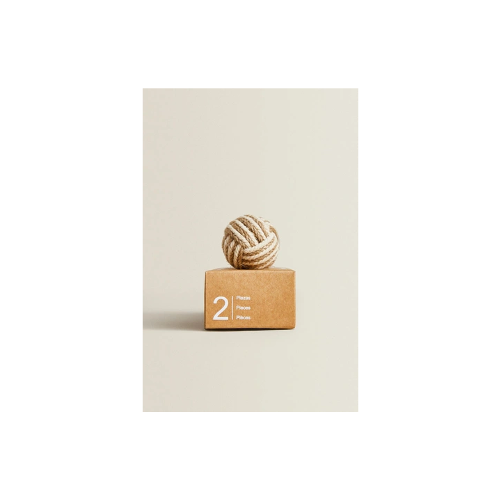 PACK OF KNOTTED DOOR KNOBS (PACK OF 2)