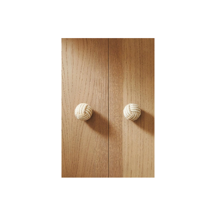 PACK OF KNOTTED DOOR KNOBS (PACK OF 2)