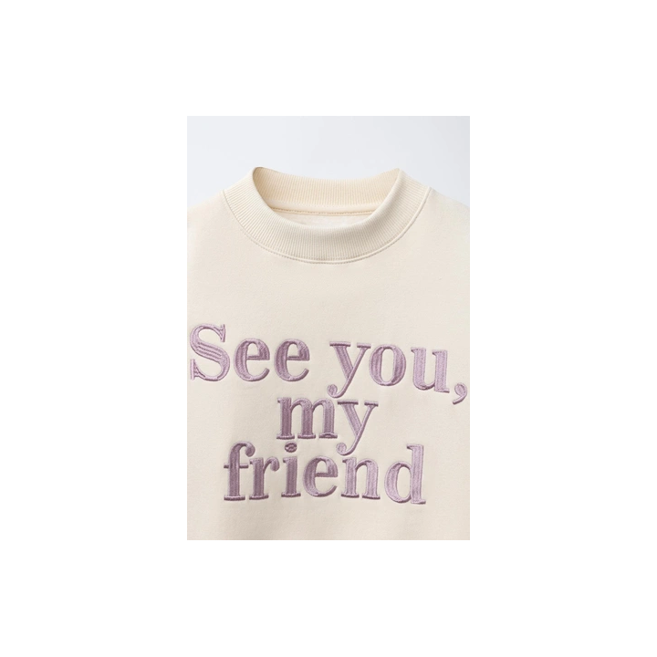 ТОЛСТОВКА С ВЫШИТЫМ ТЕКСТОМ