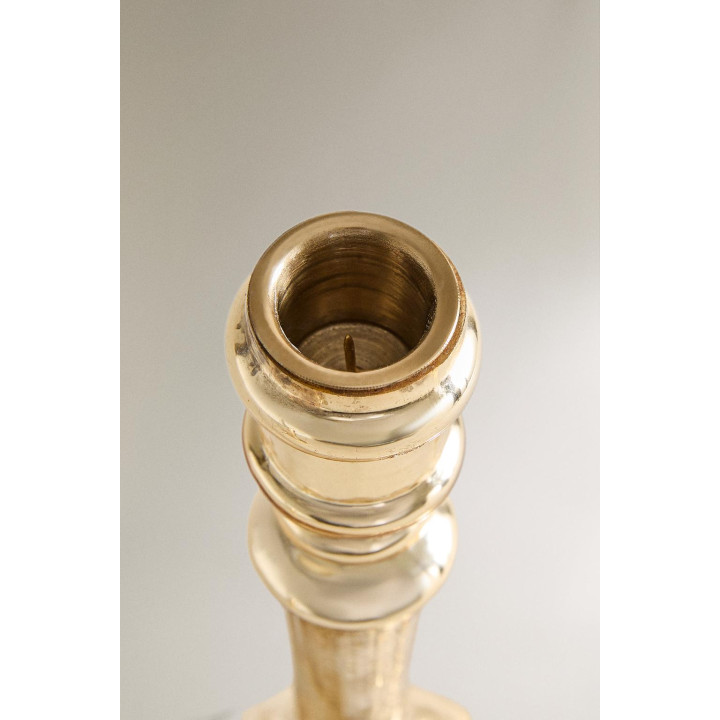 Свеча рождественская стеклянная с античным оттенком