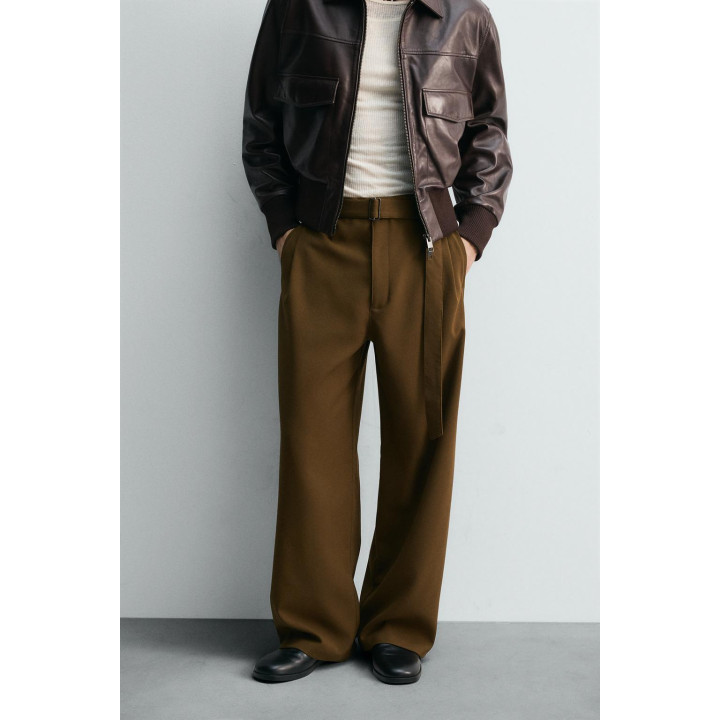 БРЮКИ RELAXED FIT С РЕМНЕМ