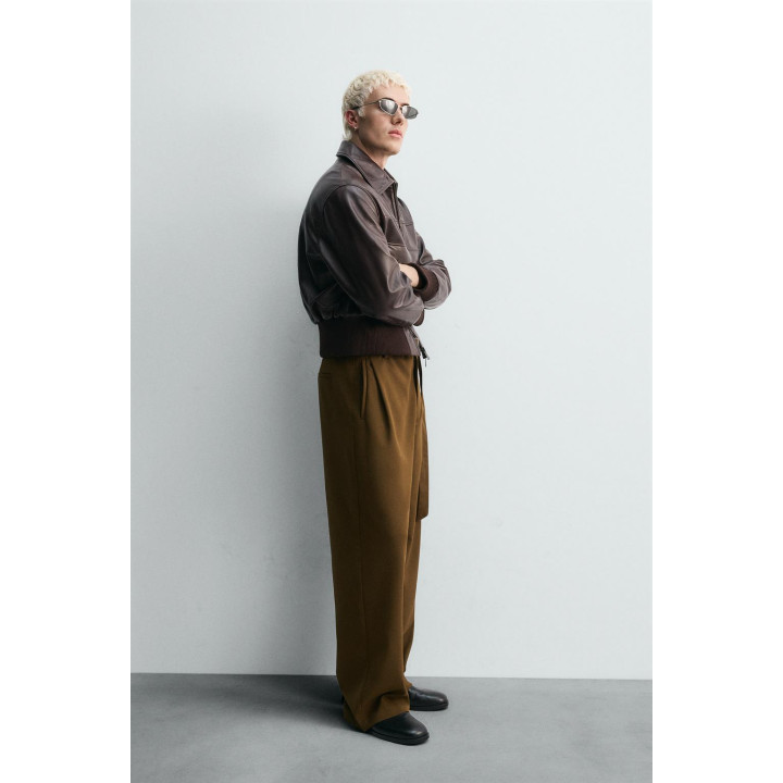 БРЮКИ RELAXED FIT С РЕМНЕМ