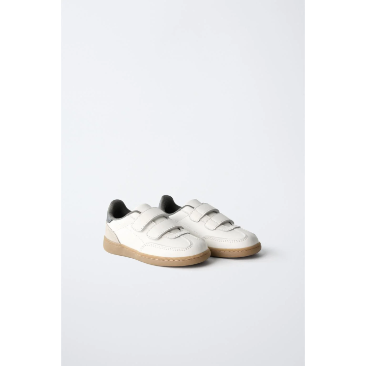 КОЖАНЫЕ КРОССОВКИ С РЕМЕШКАМИ