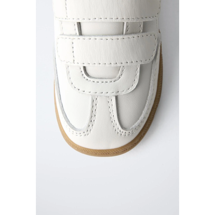 КОЖАНЫЕ КРОССОВКИ С РЕМЕШКАМИ