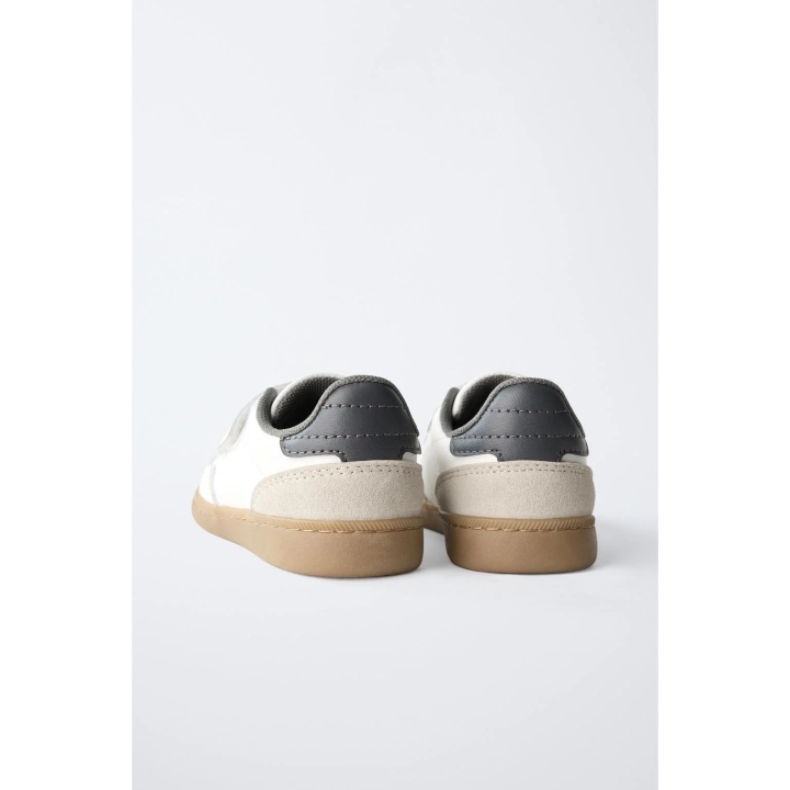 КОЖАНЫЕ КРОССОВКИ С РЕМЕШКАМИ