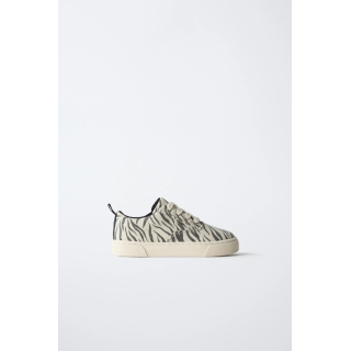 Кеды из хлопка с животным принтом