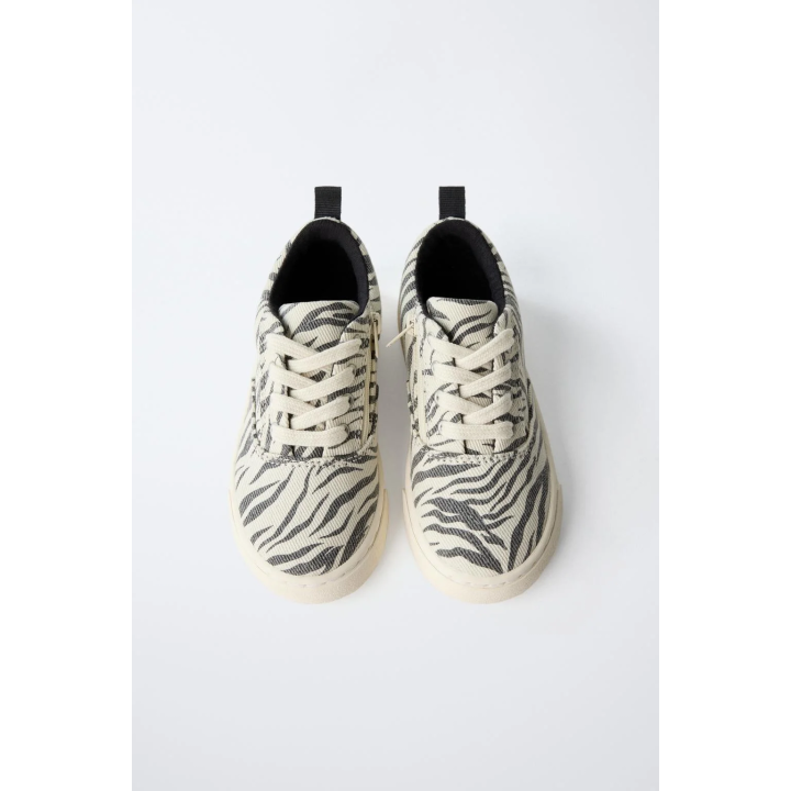 Кеды из хлопка с животным принтом