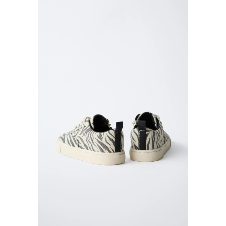 Кеды из хлопка с животным принтом