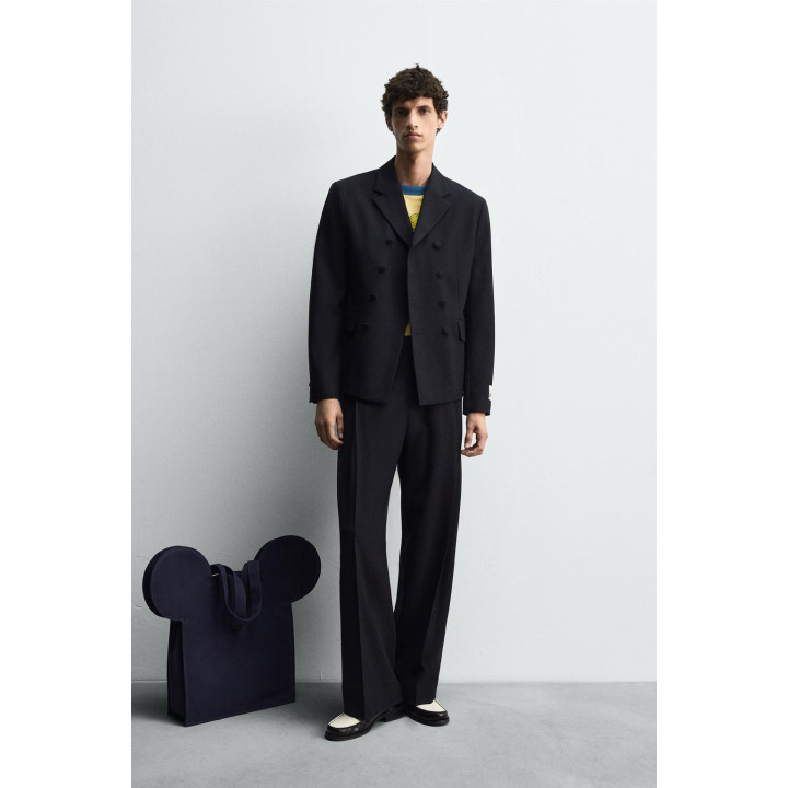БРЮКИ КОСТЮМНЫЕ СО СКЛАДКАМИ HARRY LAMBERT FOR ZARA X DISNEY
