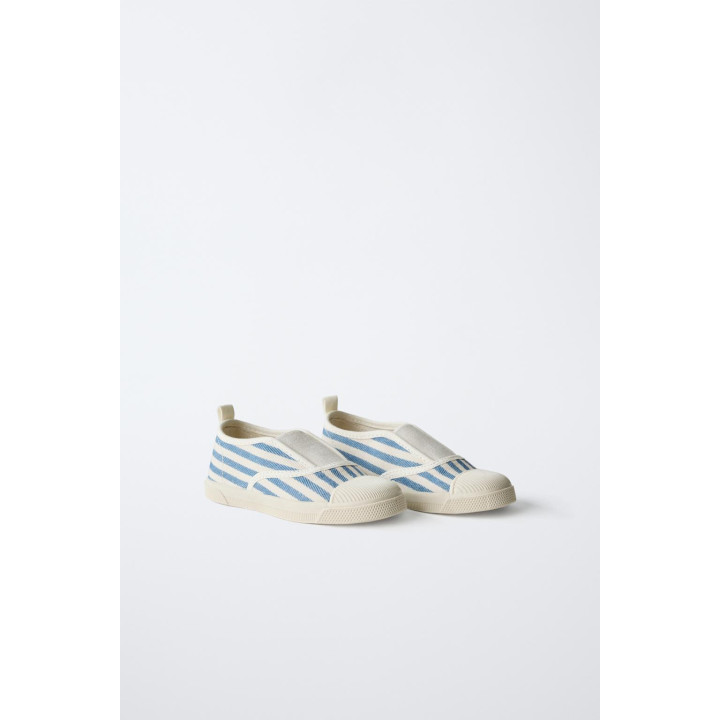 КЕДЫ ХЛОПКОВЫЕ В ПОЛОСКУ